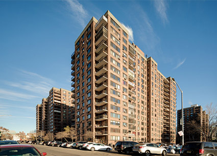 Photograph of Lenox Terrace buildings and grounds.